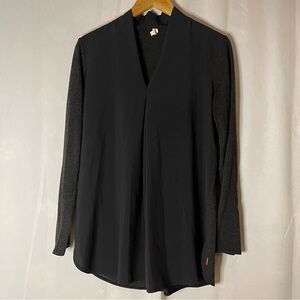 Lucy Transcend Top in Black medium wool‎ blend